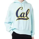 Champion College -, Felpa con cappuccio Donna, Celeste