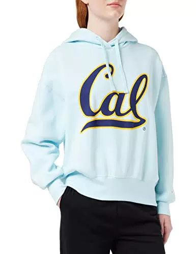 Champion College -, Felpa con cappuccio Donna, Celeste