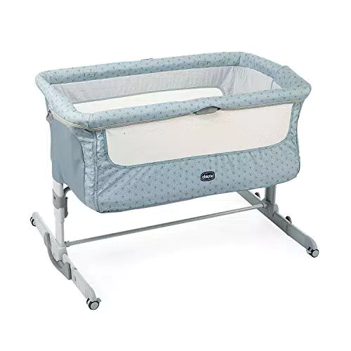 Chicco Next2Me Dream Culla Neonato Fianco Letto per Cosleeping - Lettino Neonati con Materassoodalità Dondolopondina Apribile