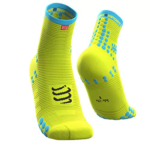 Compressport PRO Racing Socks v3.0 Run High, Calzini da Gara Unisex-Adult