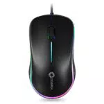 Coolerplus FC1B Optical Wired Mouse con facile clic per ufficio e casa