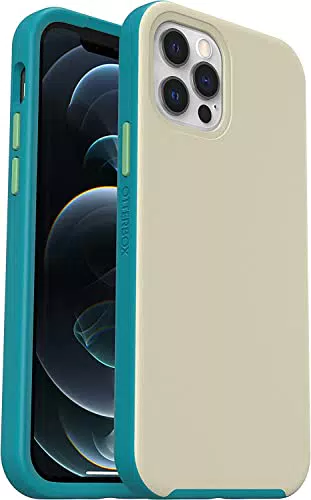 Cover per iPhone 12 / iPhone 12 Pro OtterBox Slim con MagSafe, resistente a shock e cadute; cover ultrasottile, protettiva, leggera, testata a norme anti caduta MIL-STD 810G, Grigio/Verde