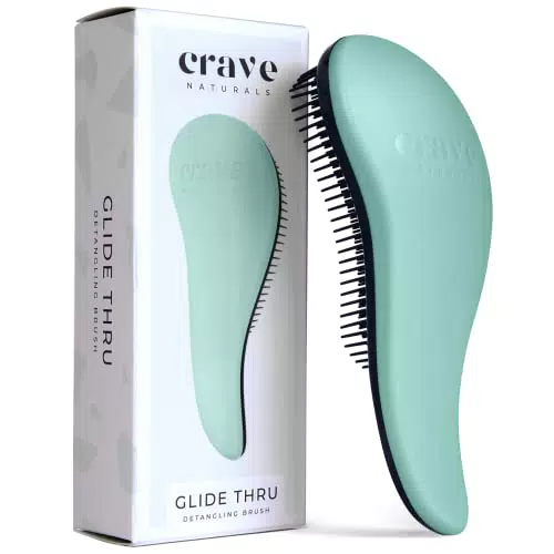 Crave Naturals Glide Thru Spazzola Districante per Bambini e Adulti.Spazzola per capelli Naturali