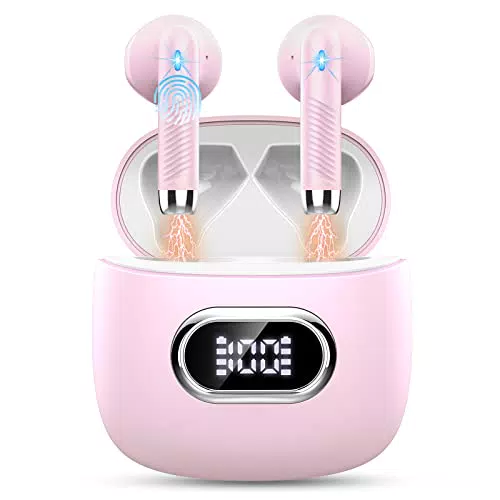 Cuffie Bluetooth 5.3, Auricolari Bluetooth con HD Mic Stereo