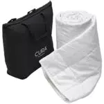 Cura Pearl Classic Coperta ponderata 150x210 3kg - Coperta Antistress - Coperta pesante per un sonno profondo e un riposo migliore - Coperta cotone ponderata 100% - Weighted blanket