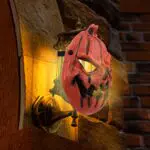 Delamiya Maschera di Halloween, 2 pezzi, per Halloween e zucca