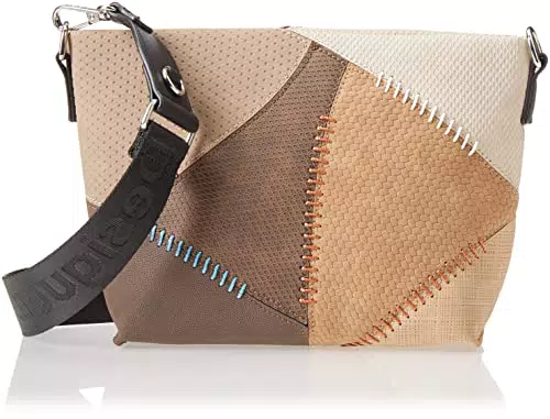 Desigual Bag, Borsa Electra CALPE 6000 Brown Donnaarrone