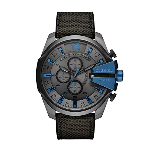 Diesel Orologio Cronografo Quarzo Uomo con Cinturino in Nylon DZ4500