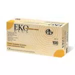 EKO Plus EKOCL8 Guanto Monouso in Puro Lattice di Gomma Naturale