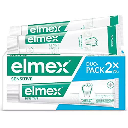Elmex Dentifricio Sensitive, 2 confezioni da 75 ml