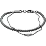 Emporio Armani Bracciale EGS2810060, Únicaetallo, non è Una Pietra Preziosa