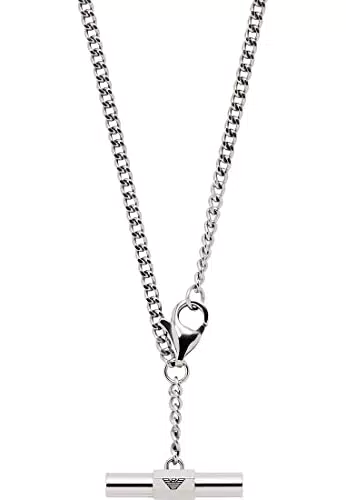 Emporio Armani Collana in Acciaio Inossidabile da Uomo