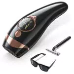 Epilatore Luce Pulsata 999.000 Flash Rimozione Indolore Dei Capelli con 2 Modalità di Flash 5 Impostazioni Dispositivo di Rimozione Dei Capelli per Viso