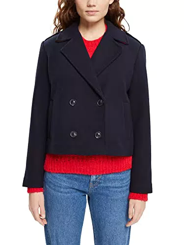 ESPRIT 082ee1g320 Giacca, Blu Navy