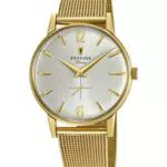 Festina Orologio Analogico Unisex con Cinturino in Placcato in Acciaio Inox F20253/1