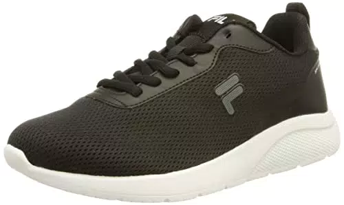 Fila Spitfire Wmncarpe da corsa Donna, Nero Bianco