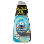 Finish Detersivo per Lavastoviglie Liquido Quantum + Igiene Gel