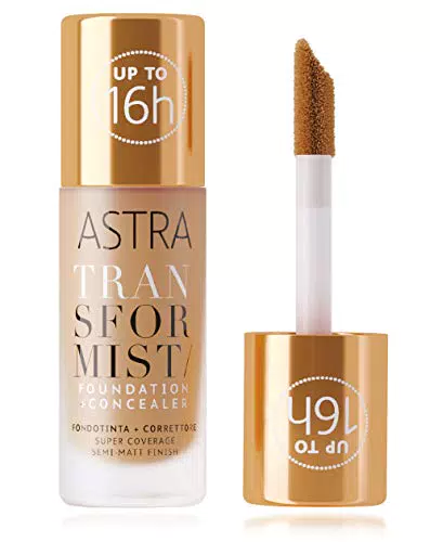 Fondotinta e Correttore 2 in 1 - Transformist - Nr 6 - Mocha - 18 ml - Astra