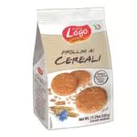 Gastone Lago Frollini ai Cereali 320g, Biscotti Frollini ai Cereali con Fiocchi d'Avena integralienza Olio di Palma