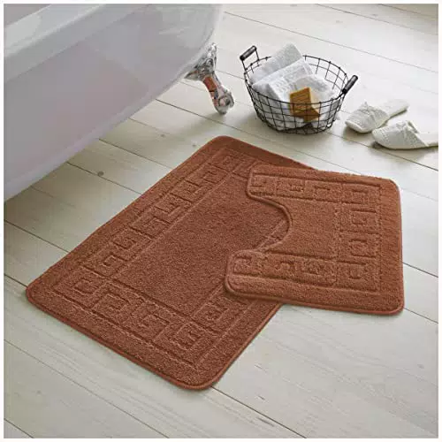 GC GAVENO CAVAILIA Set di 2 tappetini da bagno lavabili extra assorbenti antiscivolo