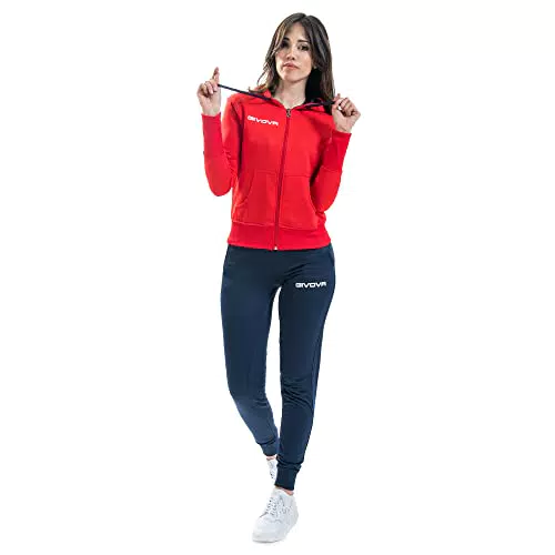 GIVOVA TUTA LADY ROSSO/BLU