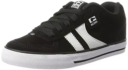Globe Encore-2 Scarpe da Skateboard - Black/White - .5