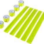 GOLDGE 10 Pezzi Braccialetti Slap, Bracciale Riflettente Alta visibilità Schiaffo Bracciali per Bambini Fascia Catarifrangente per Braccia Polsi Jogging Corsa Bici