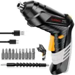 Goldsea Avvitatore Elettrico, Avvitatore a Batteria 3.6 Nm Cacciavite Elettrico a 2 Posizioni