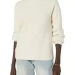 Goodthreads Maglione in Bouclé a Punto Shaker con Maniche a Palloncino Donna