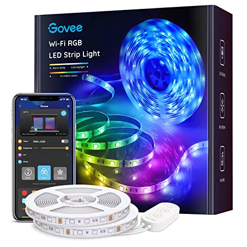 Govee Striscia LEDmart WiFi RGB Compatibile con Alexa e Google Assistant