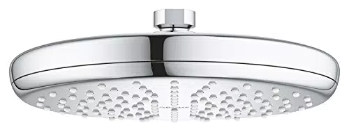Grohe Vitalio Start Soffione Doccia a un Getto, Raccordo a sfera con angolo di inclinazione orientabile