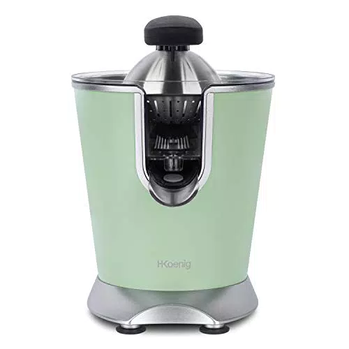h.koenig Spremiagrumi elettrico professionale, in acciaio inox