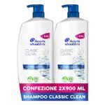 Head & Shoulders Shampoo Antiforfora Classic Clean, Per Capelli Grassi