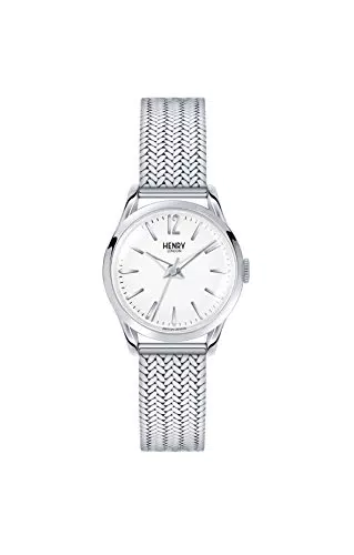 Henry London Orologio Analogico Quarzo Unisex con Cinturino in Acciaio Inox HL25-M-0013