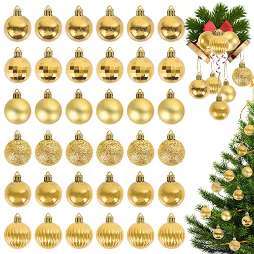 Herefun Palle di Natale 36 pcs, Decorazioni per Albero di Natale