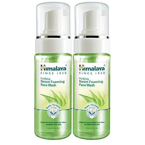 Himalaya Herbals Neem Face Wash Foam con estratto di curcuma - Senza saponeLS