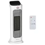 HOMCOM Stufetta Elettrica Oscillante con Telecomando
