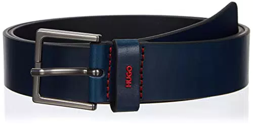 HUGO Giove-l_sz35 Cintura, Navy411, 80 cm Uomo