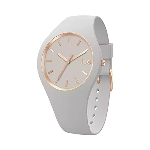 Ice-Watch - Ice Glam Brushed Wind - Orologio Grigio da Donna con Cinturino in Silicone - 019527