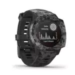 Instinct Solar, Camo Edition, Graphite - Smartwatch Gps Ultra-Resistente con Ricarica Solare
