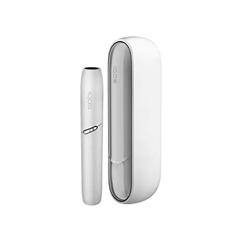 IQOS 3 DUO Bianco con Cover Laterale Magnetica color Grigio Peltro