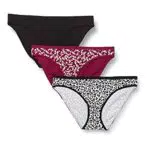 Iris & Lilly Slip a Vita Alta in Cotone Donna, Pacco da 3