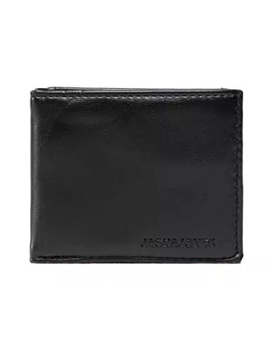 Jack & Jones Jaczack Wallet, Portafogli Uomo, Nero, Taglia Unica