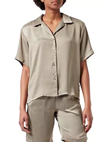 JACK & JONES Jjxx Jxlisa SS Comfort Satin Shirt SN Camicia da Donna