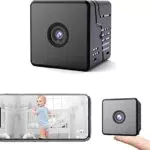 javiscam Telecamera Wifi Interno Videocamera Sorveglianza Wifi Telecamera Bambini con Monitor Rilevamento di Persona Visione Notturna Batteria Lunga Durata