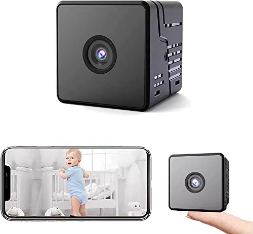 javiscam Telecamera Wifi Interno Videocamera Sorveglianza Wifi Telecamera Bambini con Monitor Rilevamento di Persona Visione Notturna Batteria Lunga Durata