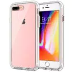 JETech Cover per iPhone 8 Plus e iPhone 7 Plus, Anti Ingiallimento Custodia con Paraurti Assorbimento degli Urti e Anti-Graffio