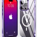 Kakalux, Custodia magnetica iPhone 14Pro - Viola