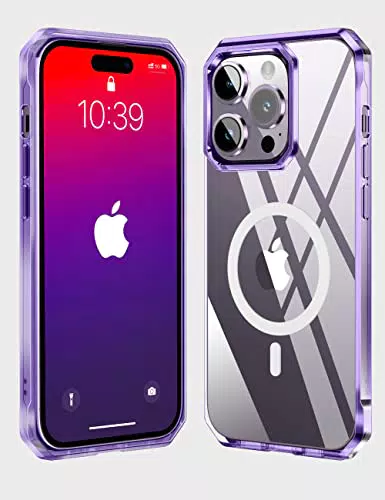 Kakalux, Custodia magnetica iPhone 14Pro - Viola