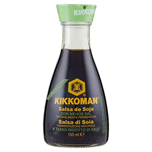 Kikkoman Salsa di Soia a Basso Contenuto di Sale, 150ml